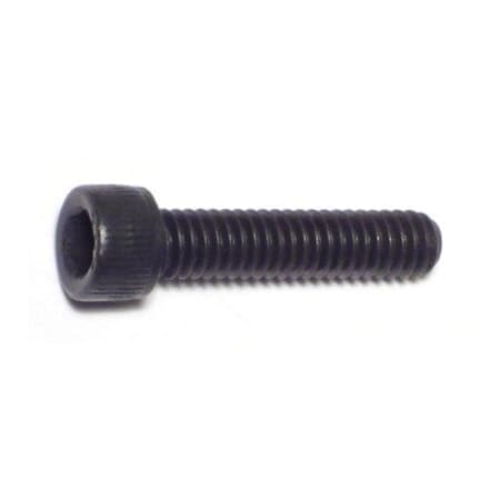 Midwest Fastener #8-32 Socket Head Cap Screw, Socket, Plain Steel, 3/4 in Length, 100 PK 08990